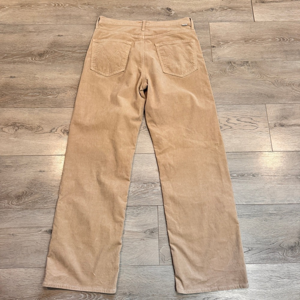 MOTHER Beige Corduroy Trousers